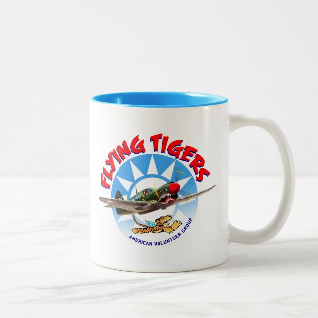 Caneca De Café Em Dois Tons Flying Tigers (Direita)
