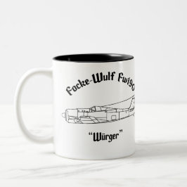 Caneca De Café Em Dois Tons Focke-Wulf Fw190
