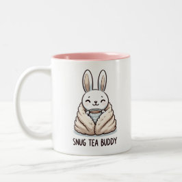 Caneca De Café Em Dois Tons Fofinho Bunny Tea