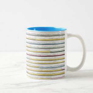 Caneca De Café Em Dois Tons Folha