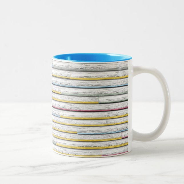Caneca De Café Em Dois Tons Folha (Direita)