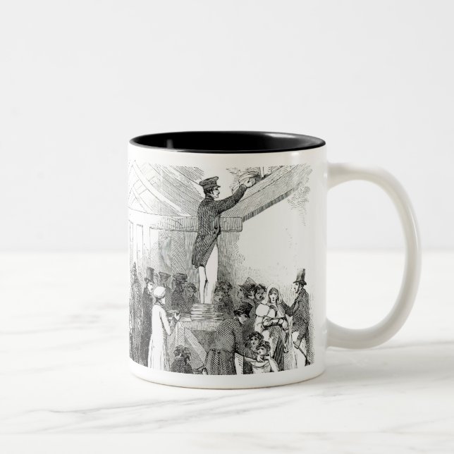 Caneca De Café Em Dois Tons Fome irlandesa da batata, 1847 (Direita)