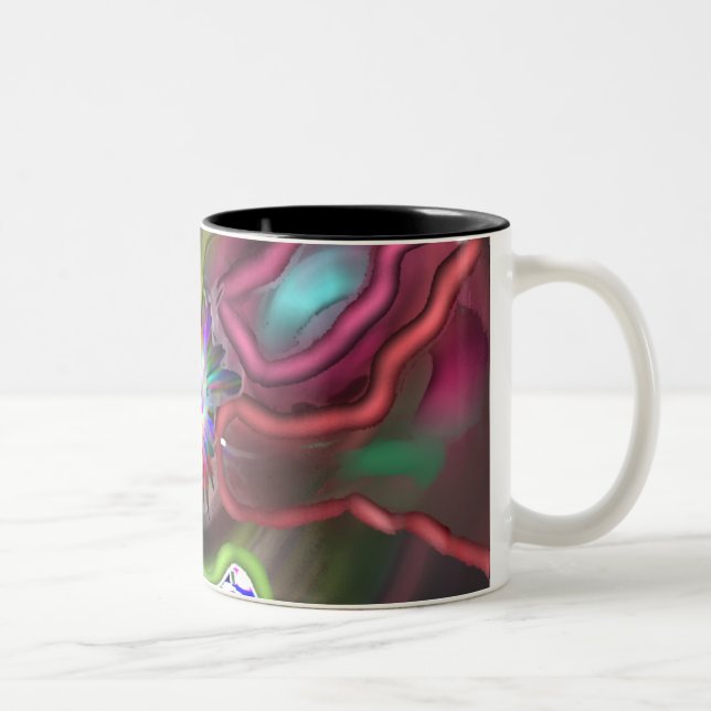 Caneca De Café Em Dois Tons Fonógrafo (Direita)