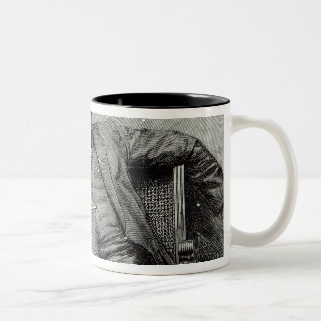 Caneca De Café Em Dois Tons Fonógrafo novo de Mr.Edison (Direita)