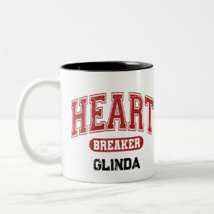 Caneca De Café Em Dois Tons Fonte Estimulada de Variedades Distintas Personali