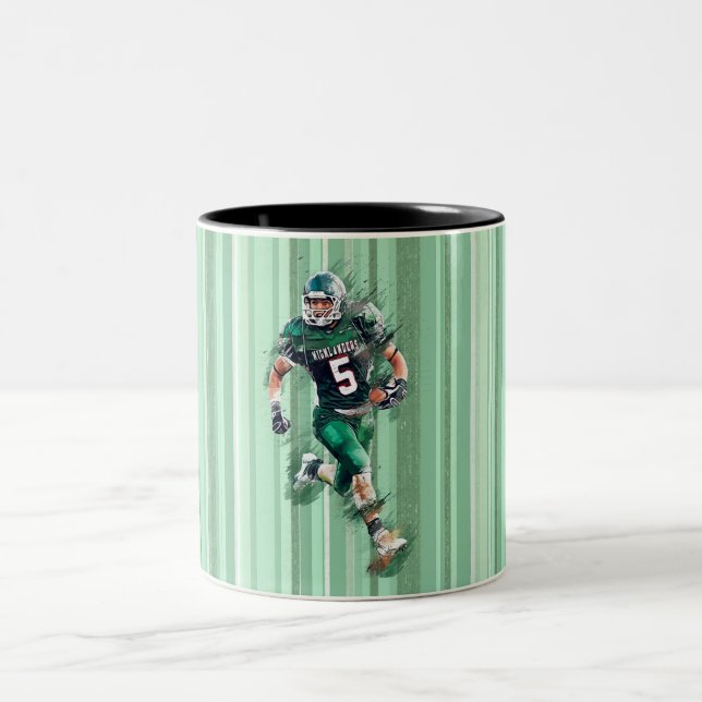 Caneca De Café Em Dois Tons Football (Centro)