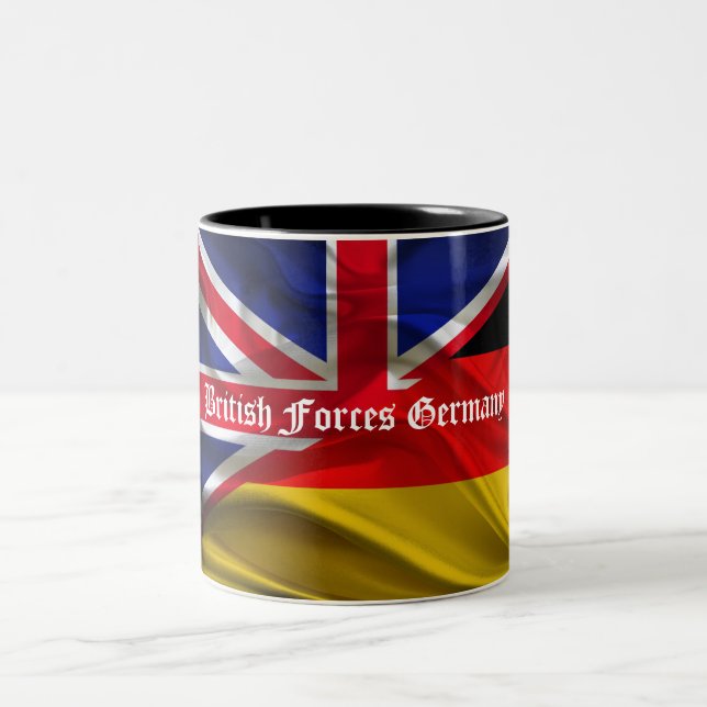 Caneca De Café Em Dois Tons Forças Britânicas Alemanha Comemorativa Mug (Centro)