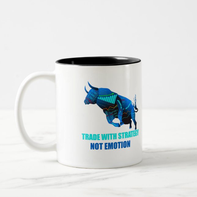 Caneca De Café Em Dois Tons Forex Trader Mug (Esquerda)