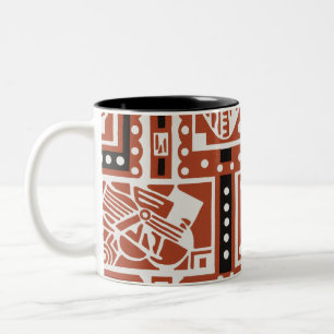 Caneca De Café Em Dois Tons Formas cubistas (1924) Charles Goy