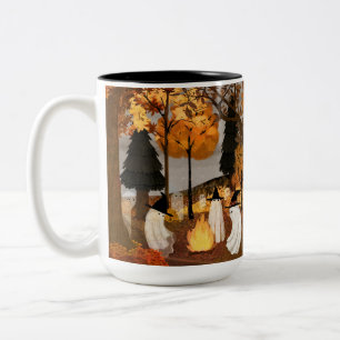 Caneca De Café Em Dois Tons forno