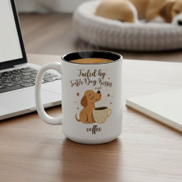 Caneca De Café Em Dois Tons Foster Dog Parent Coffee Mug Volunteer Gift