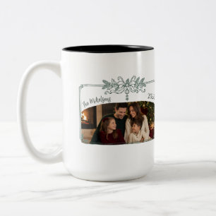 Caneca De Café Em Dois Tons Foto de Botânicos de Natal Minimalistas Modernos