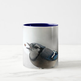 Caneca De Café Em Dois Tons Foto de Jay azul