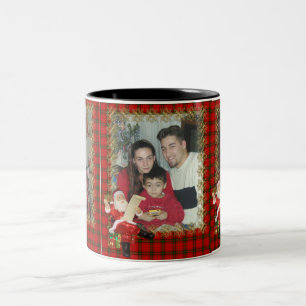 Caneca De Café Em Dois Tons Foto de Natal Mug 3