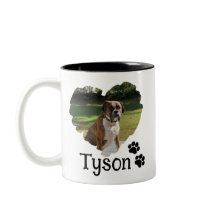 Foto personalizada do coração e das patas