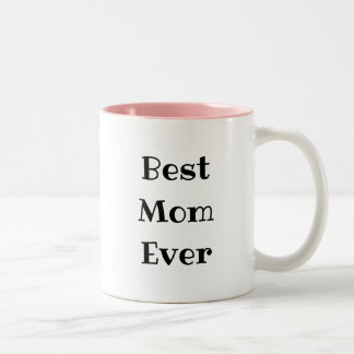 Caneca De Café Em Dois Tons Foto personalizada - Melhor Mãe Nunca Mug