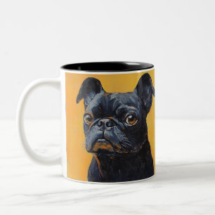 Caneca De Café Em Dois Tons Foto Personalizada Moderna Fria Elegante Crie a Su