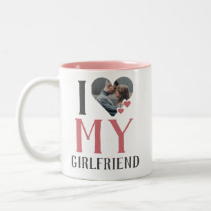 Caneca De Café Em Dois Tons Foto personalizada personalizada personalizada do 