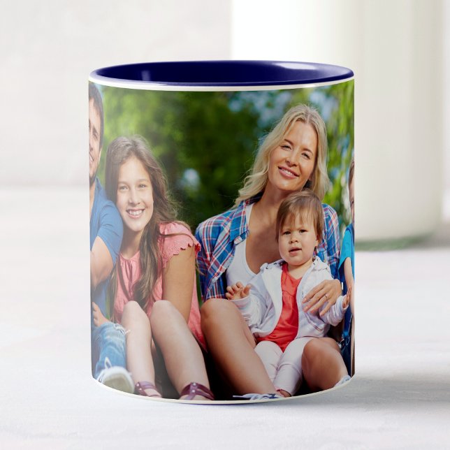 Caneca De Café Em Dois Tons Fotografia Personalizada Crie a sua (Criador carregado)