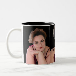 Caneca De Café Em Dois Tons Fotografias De Mim