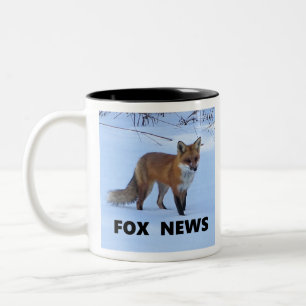 Caneca De Café Em Dois Tons Fox News