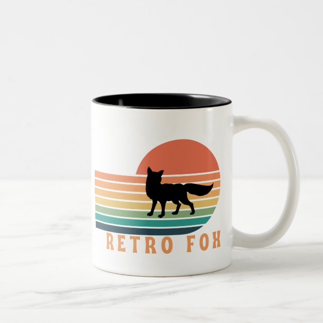 Caneca De Café Em Dois Tons Fox Retroativa (Direita)