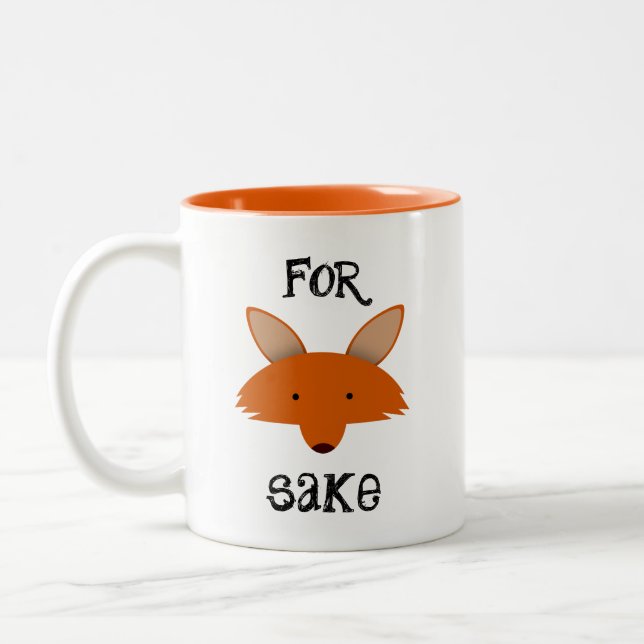 Caneca De Café Em Dois Tons Fox Sake (Esquerda)