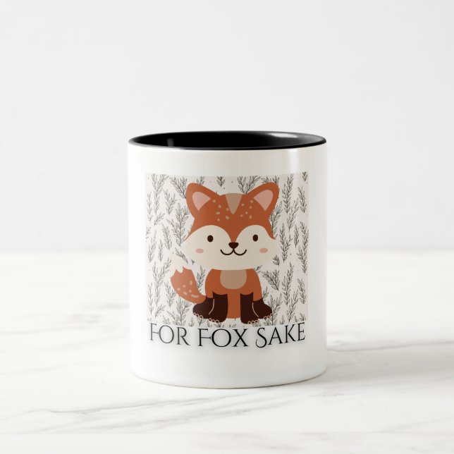 Caneca De Café Em Dois Tons Fox Sake (Centro)