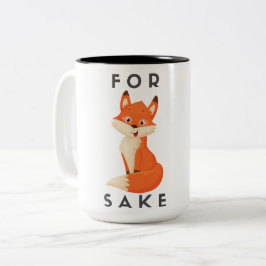 Caneca De Café Em Dois Tons Fox Sake Mug