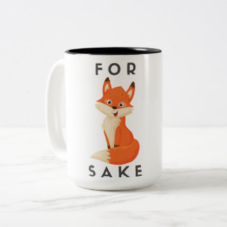 Caneca De Café Em Dois Tons Fox Sake Mug