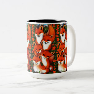 Caneca De Café Em Dois Tons Foxy Fun
