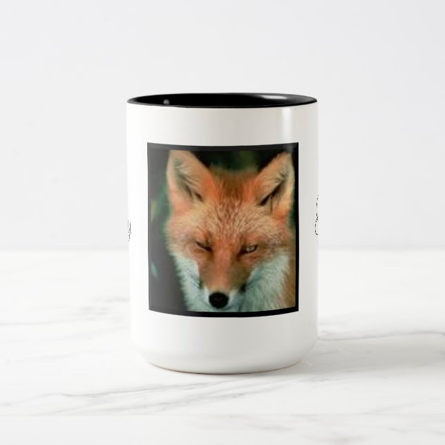Caneca De Café Em Dois Tons Foxy Mug (Centro)