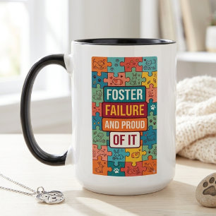 Caneca De Café Em Dois Tons Fracasso Retro Foster Humor Resgate Advogado de An