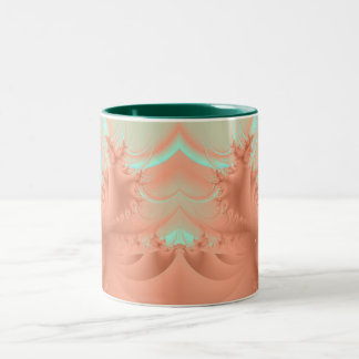 Caneca De Café Em Dois Tons Fractal