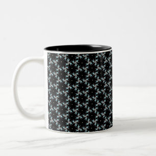 Caneca De Café Em Dois Tons Fractal Finesse