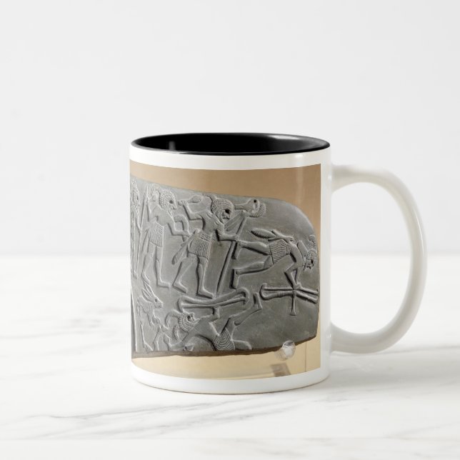 Caneca De Café Em Dois Tons Fragmento da paleta dos caçadores (Direita)