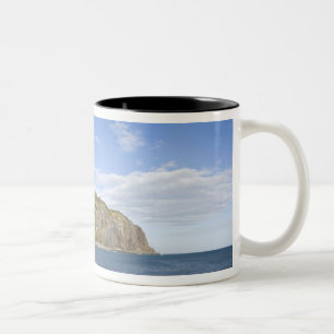 Caneca De Café Em Dois Tons França, Ilha da Reunião, Ruas-Denis, vista de La