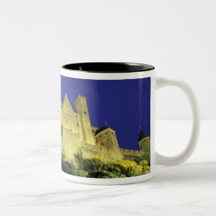 Caneca De Café Em Dois Tons FRANÇA, Languedoc Carcassonne