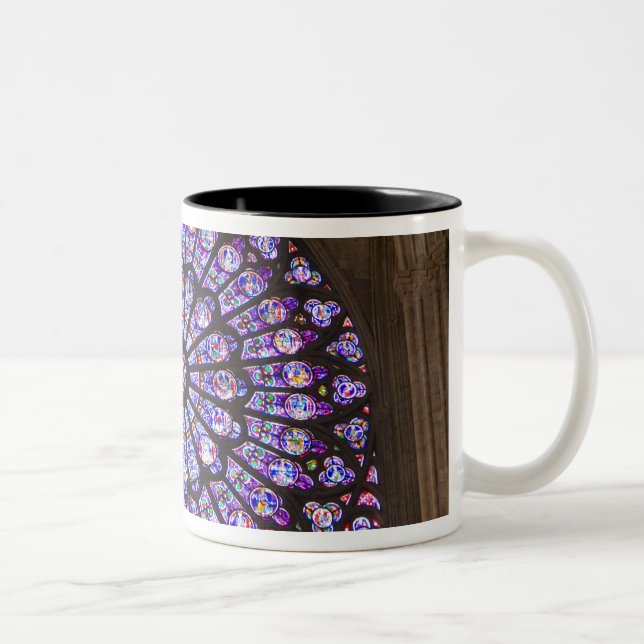 Caneca De Café Em Dois Tons França, Paris. Detalhe interior de vitral (Direita)