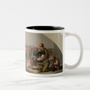 Caneca De Café Em Dois Tons Francisco Jose de Goya y Lucientes   a parábola o