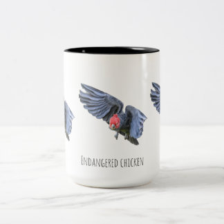 Caneca De Café Em Dois Tons Frango de porta rangente