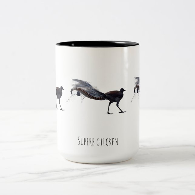 Caneca De Café Em Dois Tons Frango soberbo (Centro)