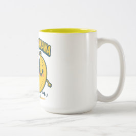 CANECA DE CAFÉ EM DOIS TONS FRANGUINHO BANANA LINDO!