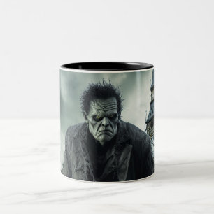 Caneca De Café Em Dois Tons Frankenstein