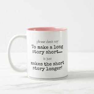 Caneca De Café Em Dois Tons Frase engraçada sarcástica e humorística para hist