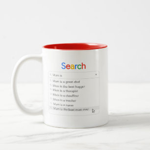 Caneca De Café Em Dois Tons Frases de Autocomplete Personalizadas para Procura