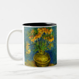 Caneca De Café Em Dois Tons Fraturas Imperiais Van Gogh