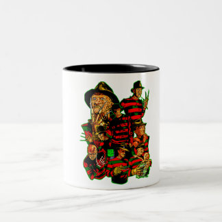 Caneca De Café Em Dois Tons Freddy Movie Horror