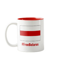 Free Belarus - Inglês - White Red White Flag