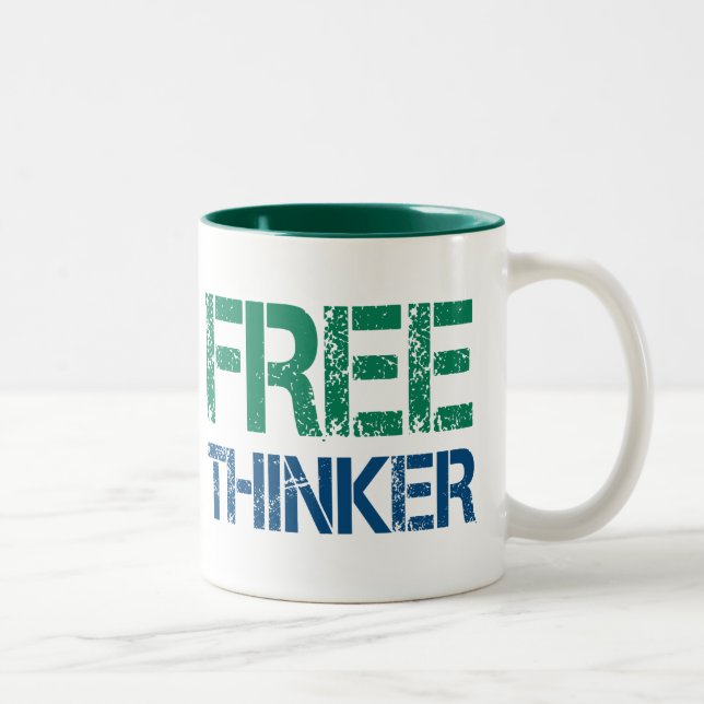 Caneca De Café Em Dois Tons freethinker (Direita)